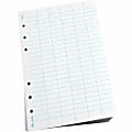 Rite in the Rain® All-Weather Loose-Leaf Copy Paper, White/Blue, 4 5/8" x 7", 500 Sheets Per Case, 0.54 Lb, 85 Brightness, Case Of 5 Reams