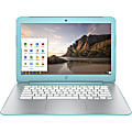 HP Chromebook 14-x000 14-x030nr 14" LCD Chromebook - NVIDIA Tegra K1 Quad-core (4 Core) 2.30 GHz - 2 GB DDR3L SDRAM - 16 GB Flash Memory - Chrome OS - 1366 x 768 - Snow White, Ocean Turquoise - Refurbished
