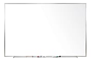 Ghent Magnetic Dry-Erase Whiteboard, 48 1/2" x 60 1/2", Aluminum Frame With Satin Silver Finish