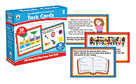Carson-Dellosa CenterSOLUTIONS® Task Cards, Grade 2, Box Of 100 Cards