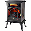 Lifesmart Top Vent Infrared Heater Stove - Infrared/Quartz - Electric - Electric - 1000 W to 1500 W - 2 x Heat Settings - Timer - Remote Control - Home, Room