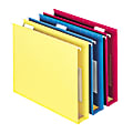 Smead® Hanging Box-Bottom Folders With Pocket, Assorted Colors, Pack Of 12