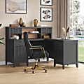 Thomasville Rivington 60 W L Shaped Corner Desk Hutch With
