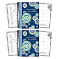 Eureka School Lesson Plan And Record Books, Blue Harmony, Pack Of 2 Books