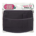 Locker Lounge™ Mesh Organizer Cup With Divider, 4"H x 5 1/2"W x 1 1/2"D, Black 1 thumbnail image
