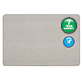 Quartet® Unframed Bulletin Board, 36" x 24", Gray 1 thumbnail image