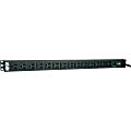 Tripp Lite PDU Basic 120V 15A 5-15R 14 Outlet 5-15P Vertical 0URM - 14 x NEMA 5-15R - 1.8kW - Horizontal Rackmount, Vertical Rackmount, Wall-mountable"