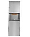 Alpine Stainless-Steel Recessed Paper Towel Dispenser/Waste Receptacle, 12 Gallon, 56"H x 17"W x 4"D, Silver 1 thumbnail image