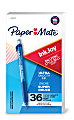Paper Mate InkJoy 300 RT Retractable Ballpoint Pen - Medium Pen Point - 1 mm Pen Point Size - Retractable - Blue - Blue Plastic Barrel - 36 / Box 1 thumbnail image