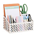 Mind Reader 5-Compartment Desktop Organizer And Mail Sorter, 4-3/4”H x 5-5/16”W x 8-1/2”D, White, Total Qty 1 1 thumbnail image
