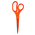 JAM Paper® Precision Scissors, 8", Pointed, Orange 1 thumbnail image
