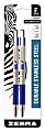 Zebra® Pen BCA F-301 Ballpoint Pens, Fine Point, Stainless Steel Barrel, Blue Ink, Pack Of 2 1 thumbnail image