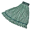 Rubbermaid® Web Foot Wet Mop, 5" Band, Microfiber, Green 1 thumbnail image