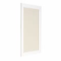 DesignOvations Bosc Non-Magnetic Framed Linen Fabric Pinboard, 18-1/2" x 27-1/2", Beige, White Plastic Frame 1 thumbnail image