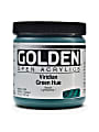 Golden OPEN Acrylic Paint, 8 Oz Jar, Viridian Green Hue