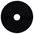 3M™ 7200 Stripping Floor Pads, 19" Diameter, Black, Case Of 5