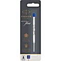 Parker Ballpoint Pen Refill - Medium Point - Blue Ink - 1 Each