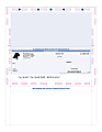 Custom Secure Print Pressure Seal Checks With Toner Adhesion, Blue Imprint, Z Fold, 8" 1/2 x 11", Pack of 500 1 thumbnail image