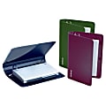 Oxford® Poly Index Card Binder, 4 1/2"H x 6 1/2"W x 1 1/2"D, Assorted Colors (No Color Choice)