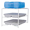 Better Houseware 2-Shelf Ice Tray Caddy, 5-3/4"H x 5-1/4"W x 9-3/4"D, Beige 1 thumbnail image