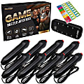 Digital Energy Handheld Buzzer Game System Console With 8 Joystick Buzzers, 9-3/4” x 6-5/16” x 3-5/16”, Black, All Ages 1 thumbnail image