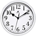 Infinity Instruments Simple Round Wall Clock, 9”, Silver 1 thumbnail image