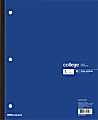 Office Depot® Brand Wireless Notebook, 8-1/2" x 11", 1 Subject, College Ruled, 80 Sheets, Blue 1 thumbnail image