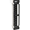 Eaton Tripp Lite Series 12-Port Cat6/Cat5 Wall-Mount Vertical 110 Patch Panel, TAA - 12 x RJ-45 1 thumbnail image