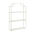 Kate and Laurel Ciel Tiered Wall Shelves, 30”H x 20-1/4”W x 6”D, White 1 thumbnail image