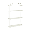 Kate and Laurel Ciel Tiered Wall Shelves, 30”H x 20-1/4”W x 6”D, White