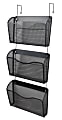 Office Depot® Brand Mesh Hanging Wall Files, Black, Pack Of 3 Files