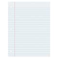 Pacon® Filler Paper, 8" x 10 1/2", Wide Rule, White, Pack Of 100 Sheets
