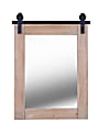 Kenroy Home Lacey Rectangular Wall Mirror, 40" x 30", Wood/Matte Black 1 thumbnail image