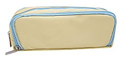 Office Depot® Brand Multi-Pocket Pencil Pouch, 3-1/2" x 7", Yellow 1 thumbnail image