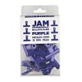 JAM Paper® Bulldog Clips, 1-3/16"W, 1/2" Capacity, Purple, Pack Of 15 Clips 
