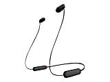 Sony WI-C100 - Earphones with mic - in-ear - neckband - Bluetooth - wireless - black 1 thumbnail image