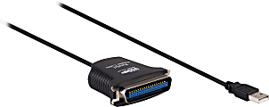 Ativa® USB to Parallel Printer Adapter Cable, 6'