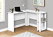 Monarch Specialties Cari 47"W Computer Desk, White 1 thumbnail image