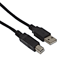 Ativa® USB 2.0 Printer Cable, 6ft, Black, 26855
