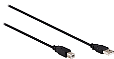 Ativa® USB 2.0 Printer Cable, 16', Black, 26857