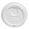 Dixie® PerfecTouch Hot Cup Lids, For 10-, 12- And 16-Oz Cups, White, Pack Of 50 Lids 1 thumbnail image