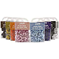 JAM Paper® Pushpins, 1/2", Assorted Colors, 100 Pushpins Per Box, Pack Of 8 Boxes