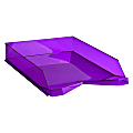Really Useful Box® Desk Accessories Letter Tray, Translucent Purple 1 thumbnail image