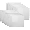 Flipside Products Two-Sided Dry-Erase Boards, 5" x 7", White, Pack Of 12 Boards