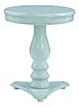 Powell Weston Side Table, 24-½"H x 20"W x 20"D, Blue 1 thumbnail image