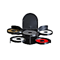 Tablecraft 5-Tier Glass Rimmer, Black