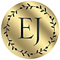 Custom 1-Color Foil-Embossed Labels And Stickers, 3" Circle, Box Of 500 Labels 1 thumbnail image