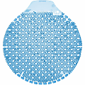 Fresh Products Tidal Wave Urinal Screens - Lasts upto 60 Days - Splash Reducer, Odor Control - 6 / Box - Blue 1 thumbnail image