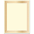 Geographics Traditional Award Certificates - 24 lb Basis Weight - 8.5" Width - Laser, Inkjet Compatible - Gold - 100 / Pack 1 thumbnail image
