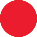 Tape Logic® Removable Round Color Inventory Labels, DL612G, 1 1/2", Fluorescent Red, Pack Of 500 1 thumbnail image